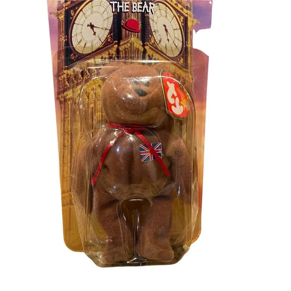 Ty Beanie Babies Britannia The Bear With Errors New In‎ Package Rare Collectible